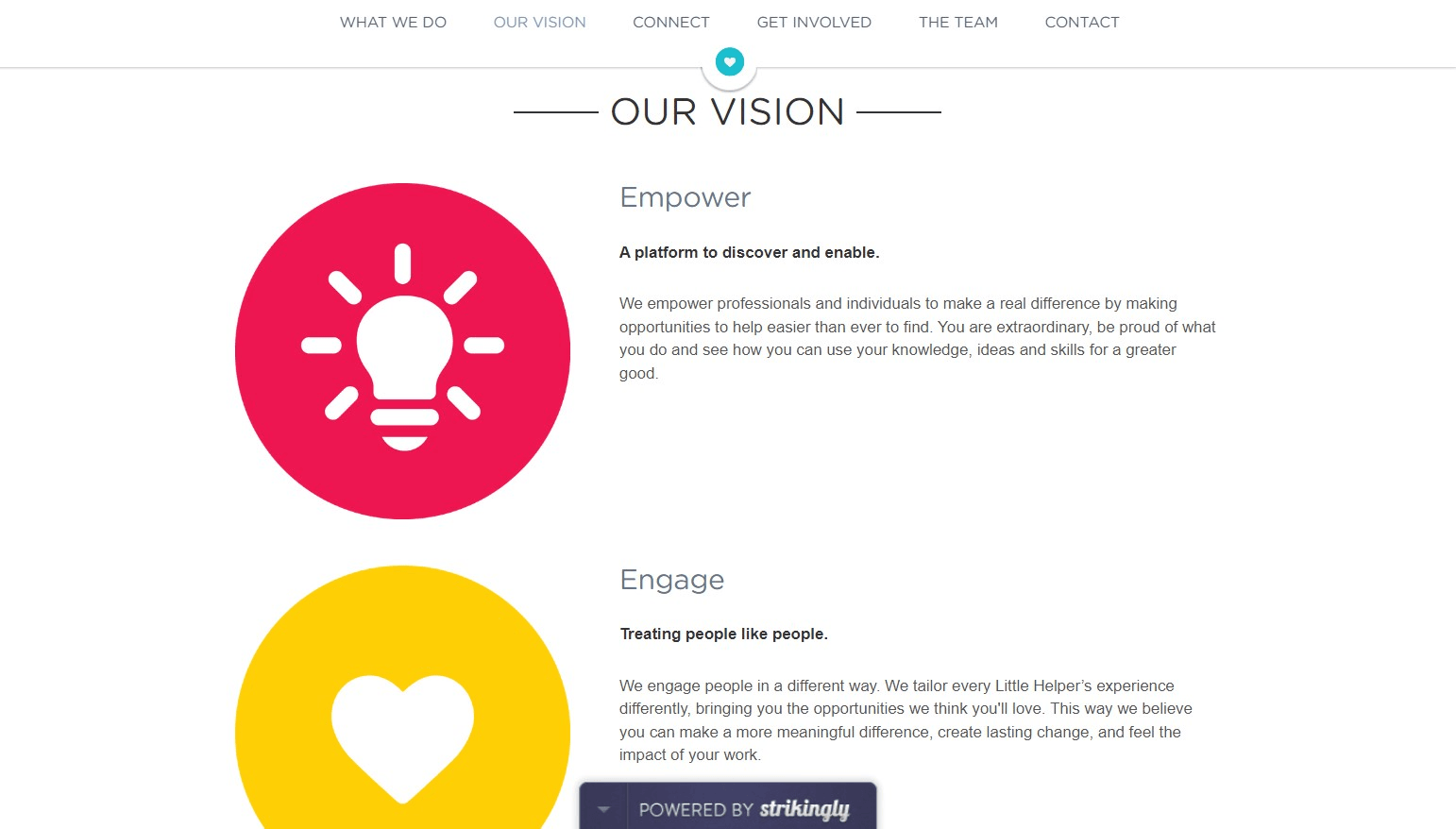 網站上的小幫手目標 網站上的小幫手目標